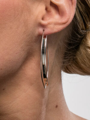 Boucles d'oreilles créoles argent 925/1000 LUCIE