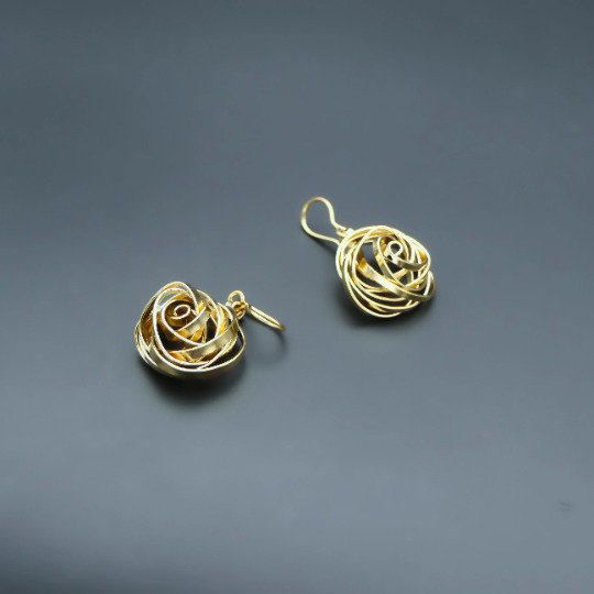 Boucles d'oreilles Flower