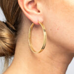 Boucles d'oreilles créoles Vermeil LINA
