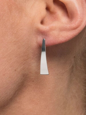 Boucles d'oreilles triangle argent 925/1000 EVA